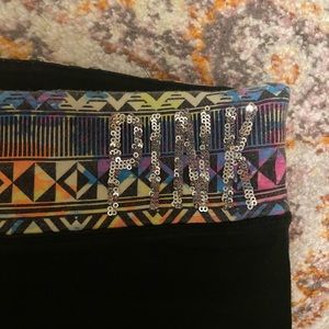 VS PINK cropped yoga pants